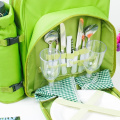 Picnic Bag Set in Picnic Bags 2 Person Picnic Backpack Bag with Insulated Cooler Compartment Lunch Bag